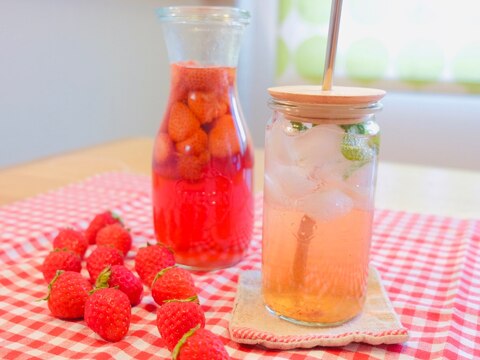 ヨーグルトメーカーで作るストロベリービネガー